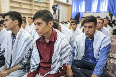 دیدار دانش‌آموزان بسیجی با نماینده ولی‎فقیه در خراسان جنوبی