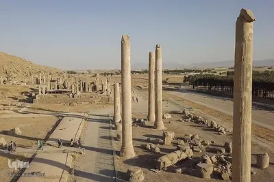 تصاویر هوایی از تخت جمشید