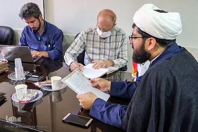 نشست خبری حجت الاسلام حسین امیدی، مدیر ستاد هماهنگی کانون های فرهنگی هنری مساجد