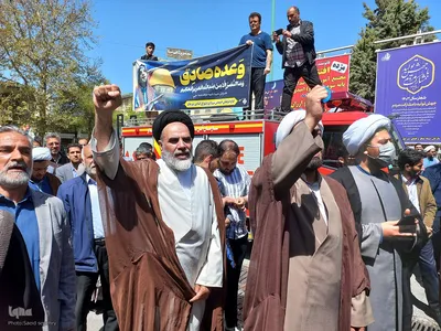 تجمع مردمی تا فتح قدس در شهرستان ملایر