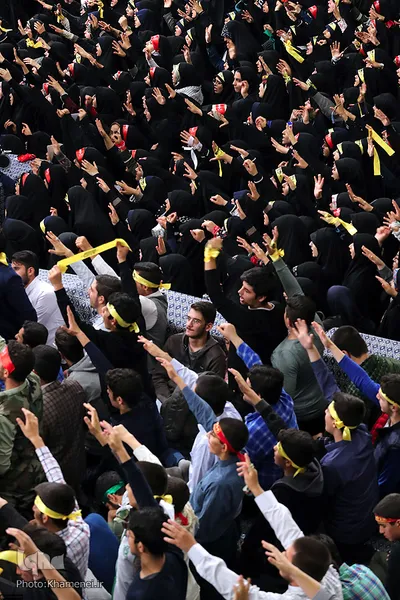 دیدار دانش‌آموزان و دانشجویان با رهبر انقلاب اسلامی