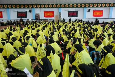 بدرقه کاروان دانش آموزان خراسانی به کربلا
