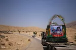 جابه‌جایی مزار شهید جواد رضایی در کازرون