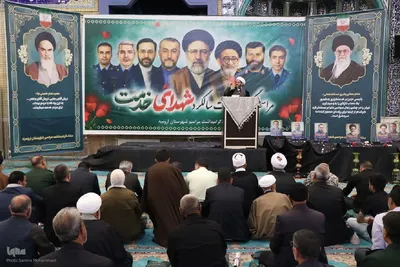 مراسم گرامیداشت اولین سالگرد شهادت شهدای خدمت در ارومیه‎