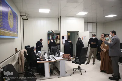 بازدید حجت الاسلام والمسلمین سید محمدحسین طباطبایی از ایکنا