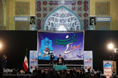 کاروان قرآنی انقلاب در شهرستان دارالصابرین بم