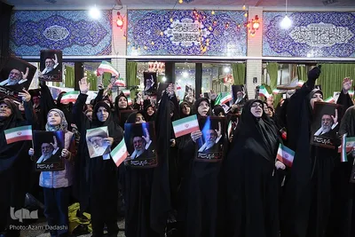 تجمع حماسی بانوان قزوینی در سوگ رهبر شهید