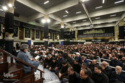 مراسم عزاداری شام غریبان در حسینیه امام خمینی(ره)