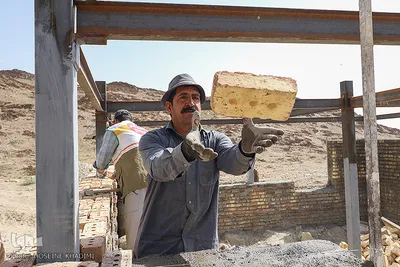 حضور اردوی جهادی اراک در روستای بهادرستان