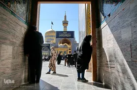 حرم امام رئوف در روزهای پایانی ماه صفر