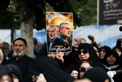 مراسم تشییع پیکر شهید «اسماعیل هنیه» در تهران
