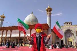 جشن ۴۳ سال استقامت و عزت در سومین حرم اهل بیت (ع)