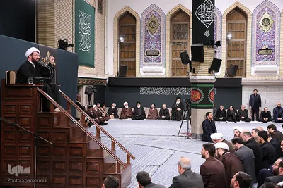 عزاداری شام شهادت حضرت فاطمه زهرا (س) در حسینیه امام خمینی(ره)