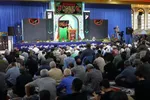 اقامه نماز جمعه ساری با امامت آیت الله محمد باقر لائینی