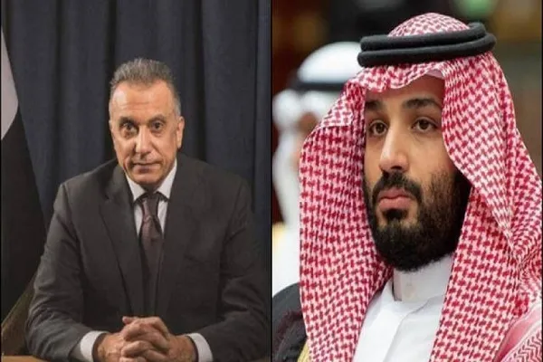 در دیدار الکاظمی و بن سلمان چه گذشت؟ + عكس