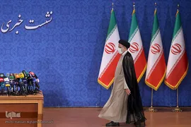 نخستین نشست خبری حجت‌الاسلام والمسلمین سیدابراهیم رئیسی، رئیس‌جمهور منتخب مردم ایران