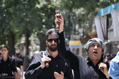 مراسم عزاداری عاشورا در همدان‎
