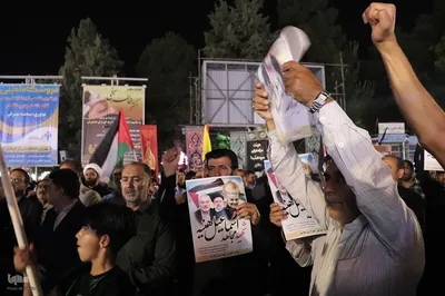 تجمع مردم انقلابی ملایر در محکومیت جنایت رژیم خبیث صهیونیستی‎