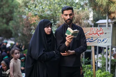مراسم پرفیض دعای عرفه در گلزار شهدا تهران