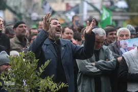 اجتماع عزاداران فاطمی در میدان هفت تیر تهران