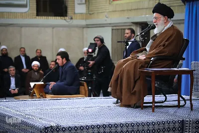 دیدار دانش‌آموزان و دانشجویان با رهبر انقلاب