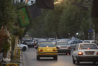 اهواز در هوای غبارگرفته سیاه پوش محرم شد