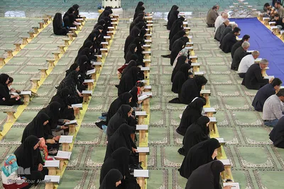 جزءخوانی قرآن کریم در مصلای شهرکرد