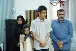 دیدار خانواده سه شهید جنگ رمضان در لرستان