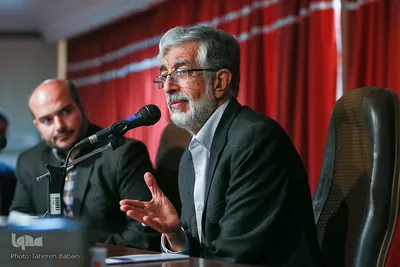 غلامعلی حداد عادل رئیس فرهنگستان زبان و ادب فارسی