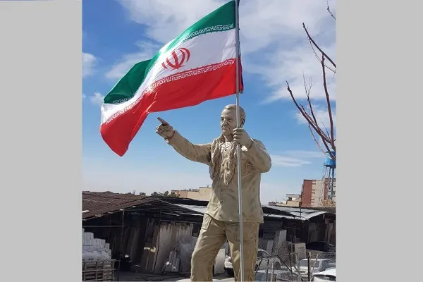 تندیس جدید سردار سلیمانی نصب می‌شود‌