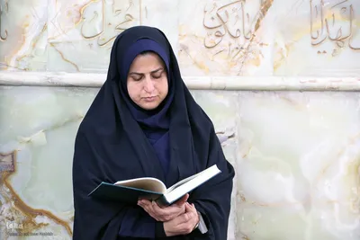 مراسم جزء خوانی قرآن کریم در حرم شاهچراغ(ع)