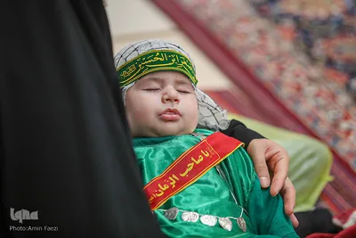 همایش شیرخوارگان حسینی در حرم مطهر شاهچراغ(ع)‎‎