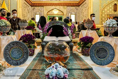 مراسم تحویل سال ۱۴۰۱  در حرم مطهر شاهچراغ (ع) شیراز‎