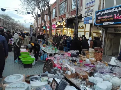 حال و هوای بازار اهر در روزهای پایانی سال ۱۴۰۴
