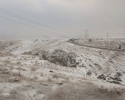 بارش برف در شهرستان اهر