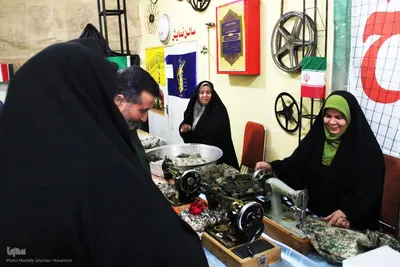 مراسم افتتاحیه نمایشگاه بانوان مقاومت، ستون های استقامت با موضوع "نقش زنان در دفاع مقدس"
