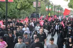 مراسم جاماندگان اربعین حسینی در ملایر