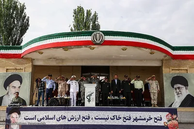 صبحگاه مشترک نیروهای مسلح در تبریز‎‎