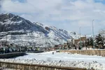بارش اولین برف زمستانی رخت سفید بر تن ییلاقات استان یزد