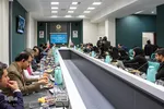 نشست خبری رمضانی دبیر کل نهاد کتابخانه‌های عمومی کشور در یزد‎‎