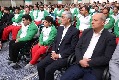 دیدار اعضای کاروان‌های اعزامی ایران به بازی‌های المپیک و پارالمپیک ۲۰۲۴ پاریس