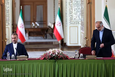 نشست خبری حسین امیرعبداللهیان، وزیر امور خارجه