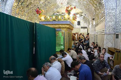 مراسم دعای پرفیض عرفه در آستان مقدس سید حمزه(ع) تبریز