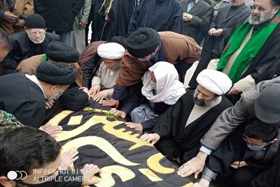 Damaskus nimmt Abschied von Allamah Sayyid Hussein Ali al-Raja