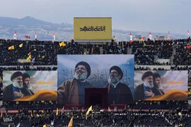 شرکت صدها هزار نفر در مراسم تشییع سید حسن نصرالله در لبنان 