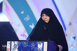 معصومه فرزانه٬ مسئول کمیته امور بانوان سی و پنجمین دوره مسابقات بین المللی قرآن 