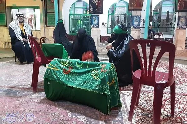 سومین شب از برگزاری چهاردهمین سوگوار تعزیه «غریب» شهرستان نور