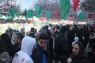جشن «مهمونی کیلومتری عید نیمه شعبان» در ملایر‎