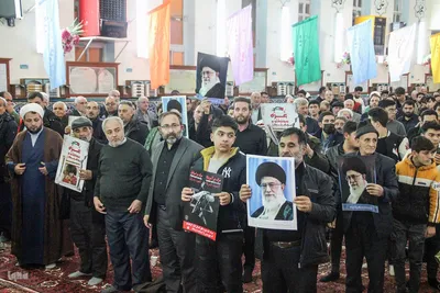 مراسم گرامیداشت سالروز شهادت سردار دلها حاج قاسم سلیمانی در شهرستان اهر