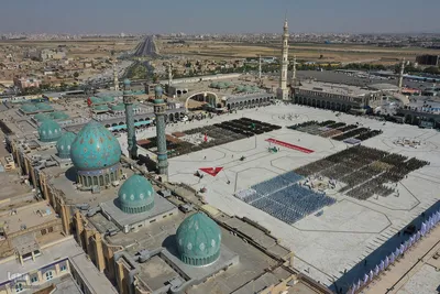 عهد سربازی نیرو‌های مسلح در مسجد مقدس جمکران